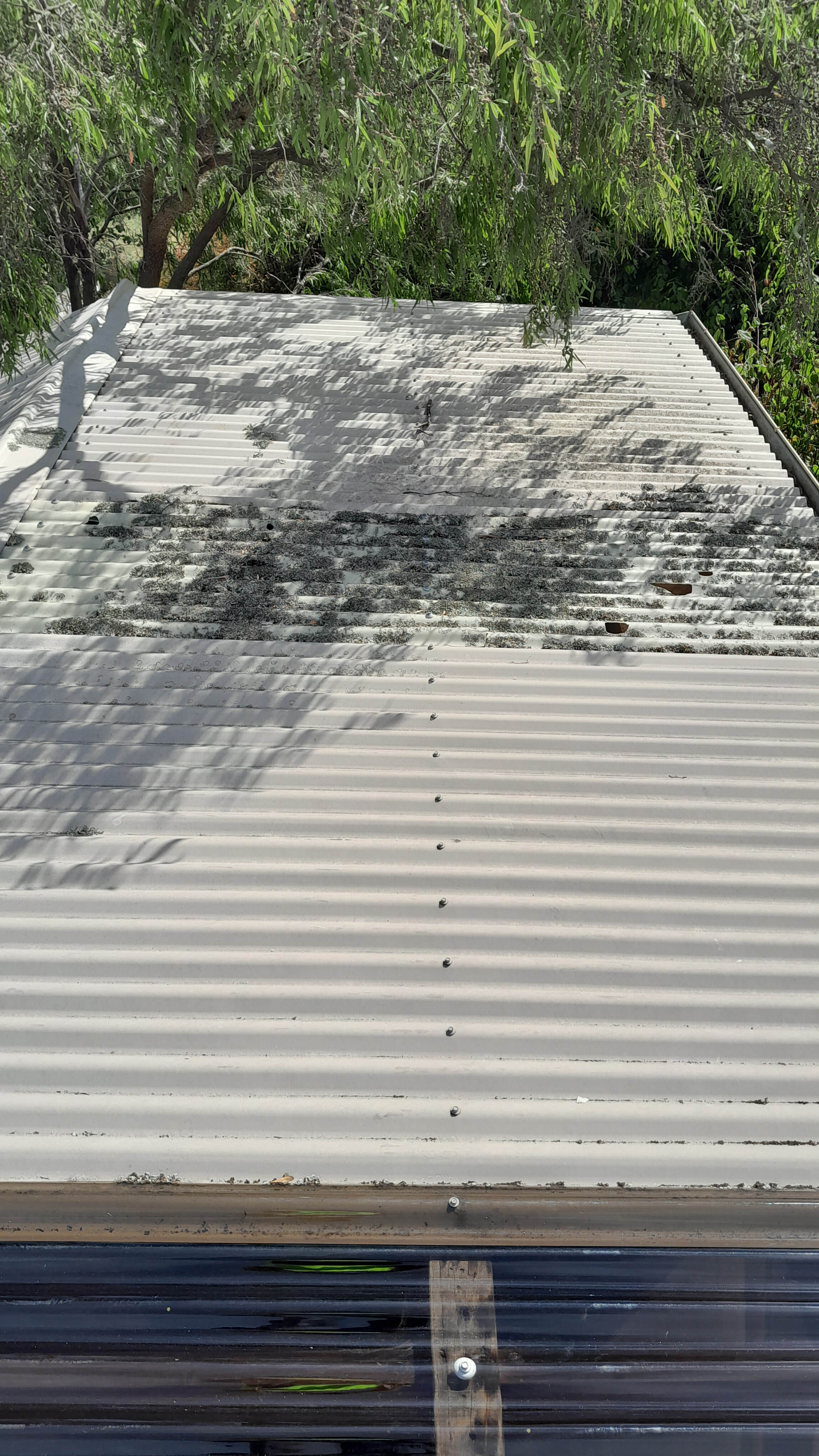 Oakleilgh South garage roof shhet replacement 1