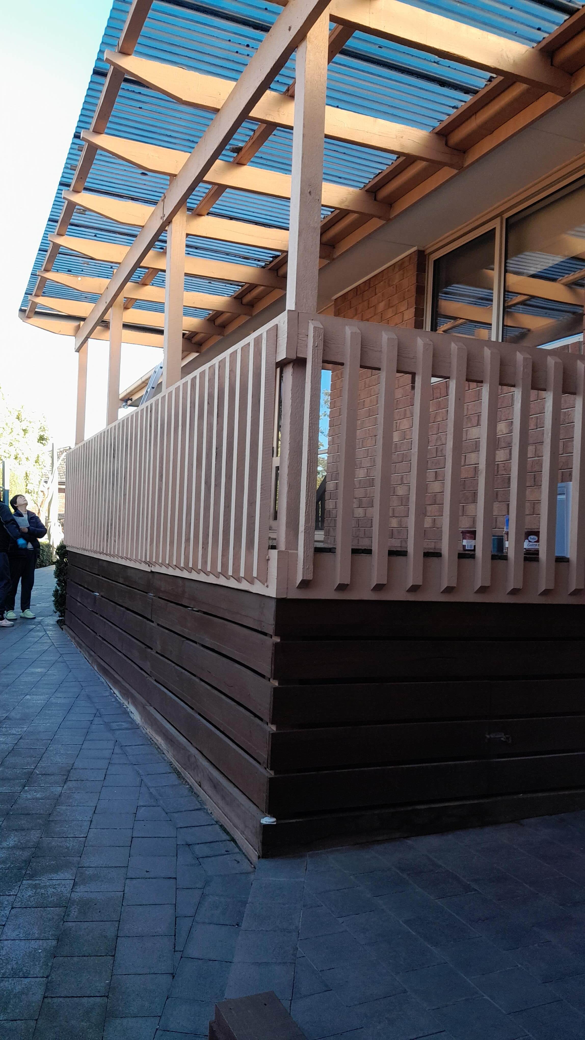 Rebuilding verandah Doncaster East 1