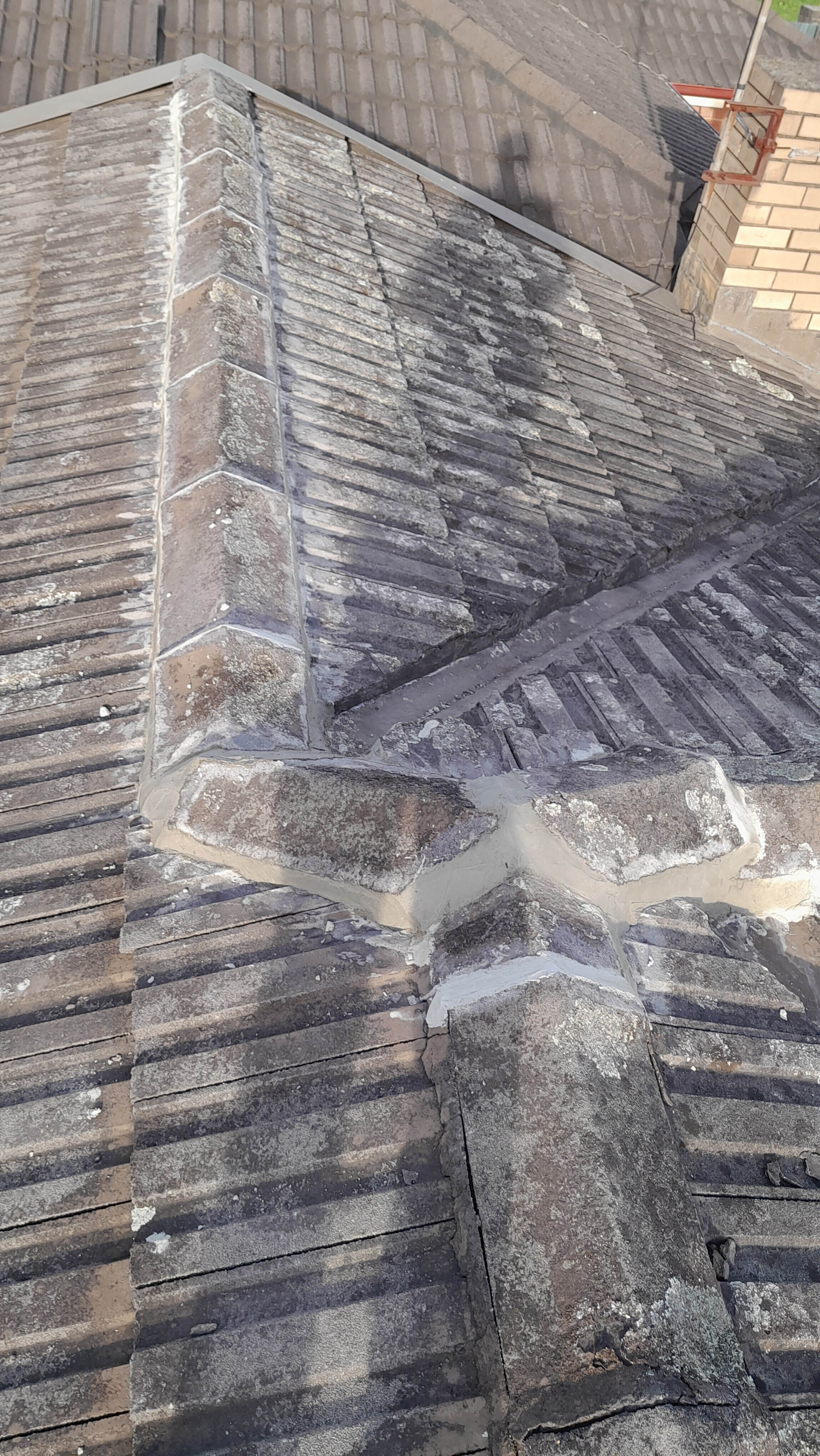 Burwood roof tile repointing 2