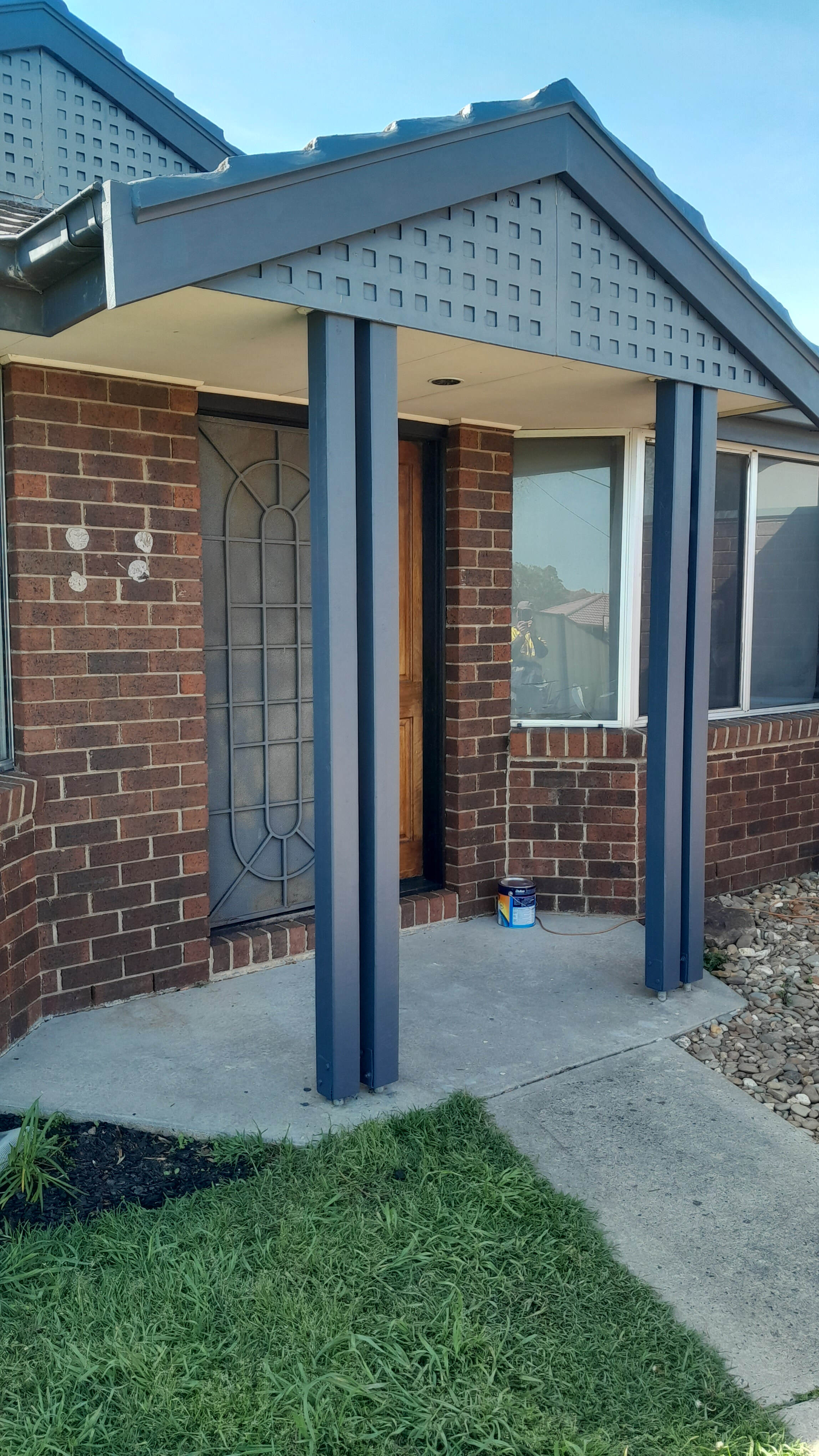 Porch posts and gable fascia replecement Hampton Park 6