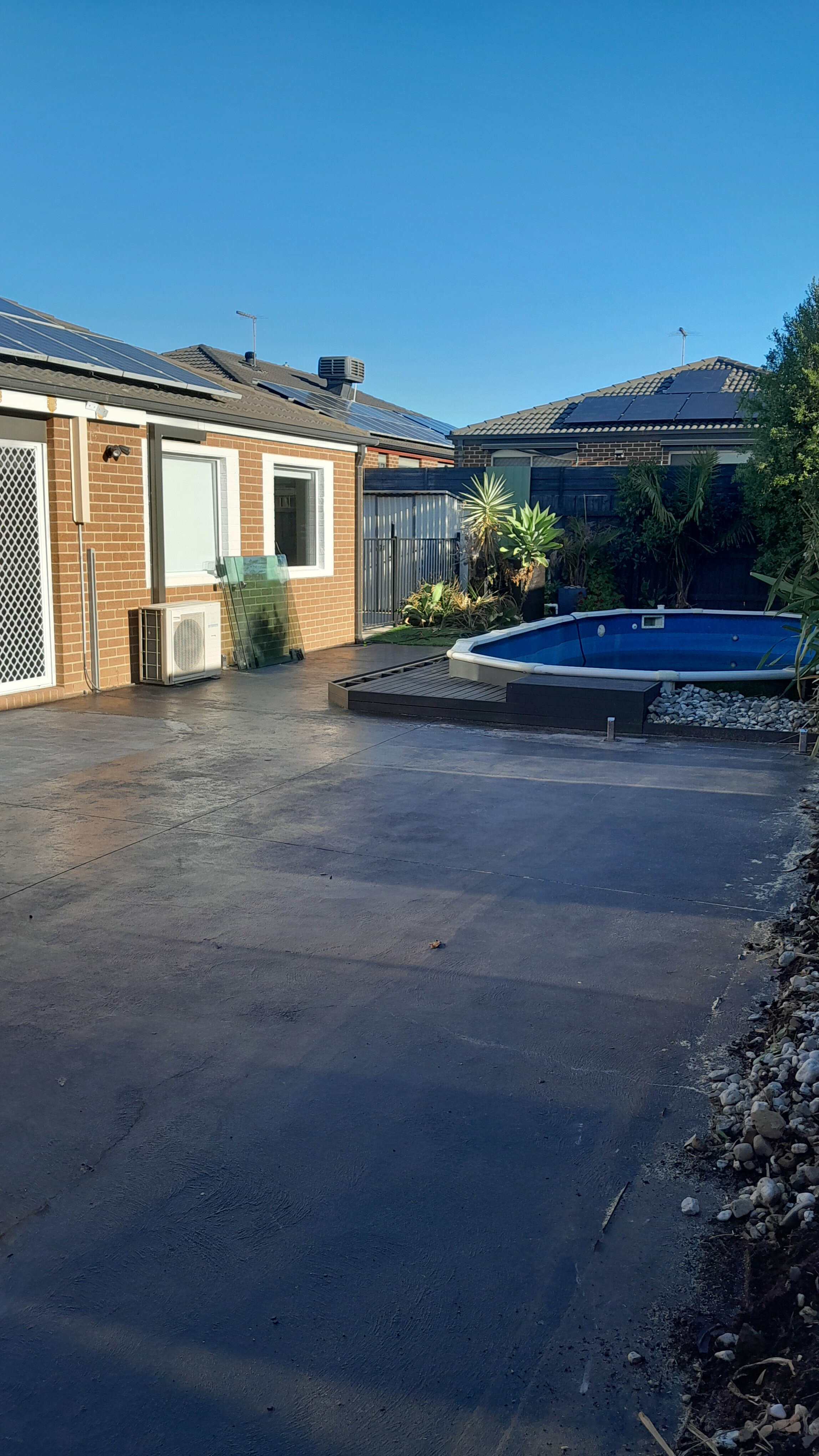 Crambourne East pergola demolition 9