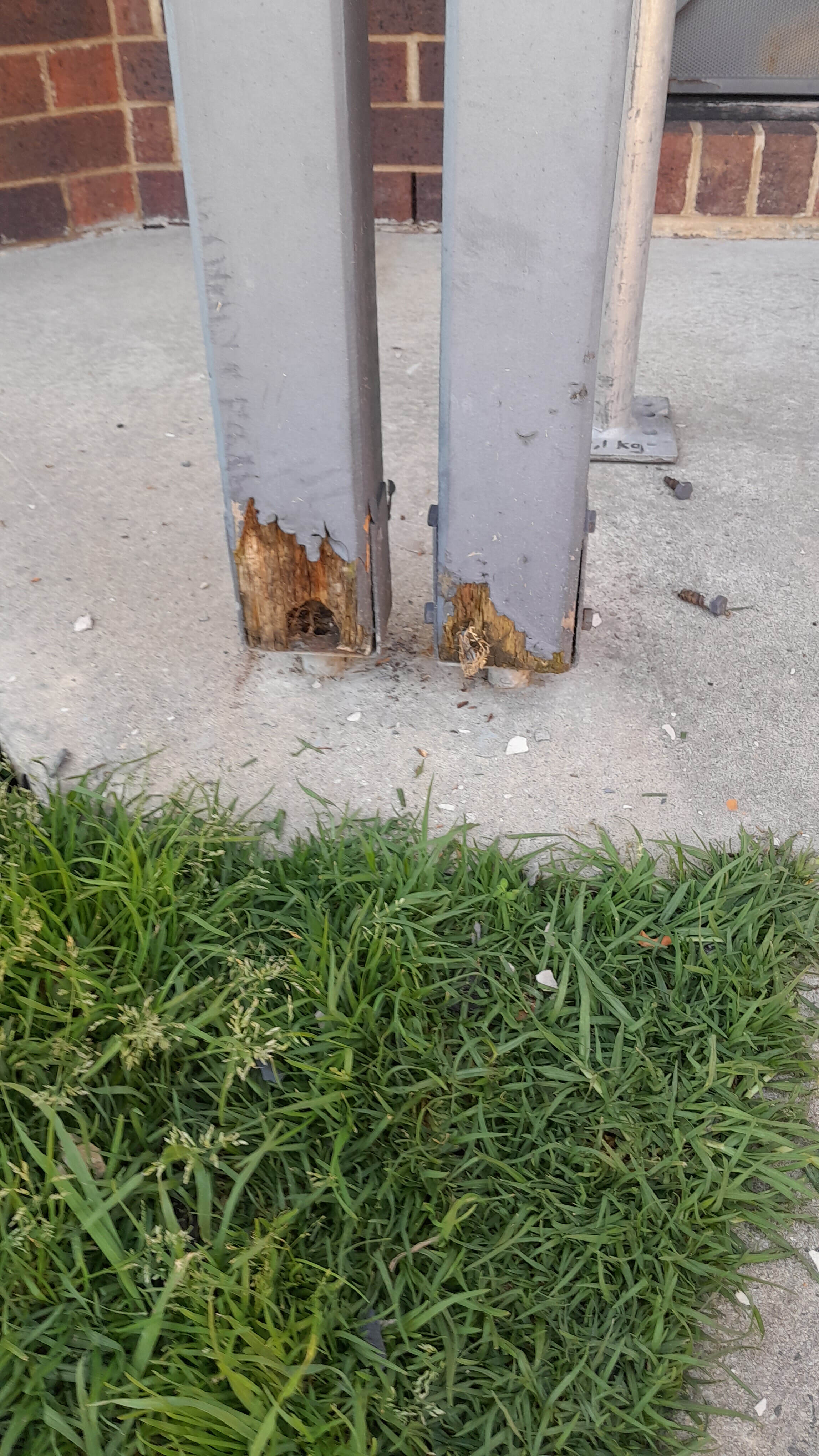 Porch posts and gable fascia replecement Hampton Park 1