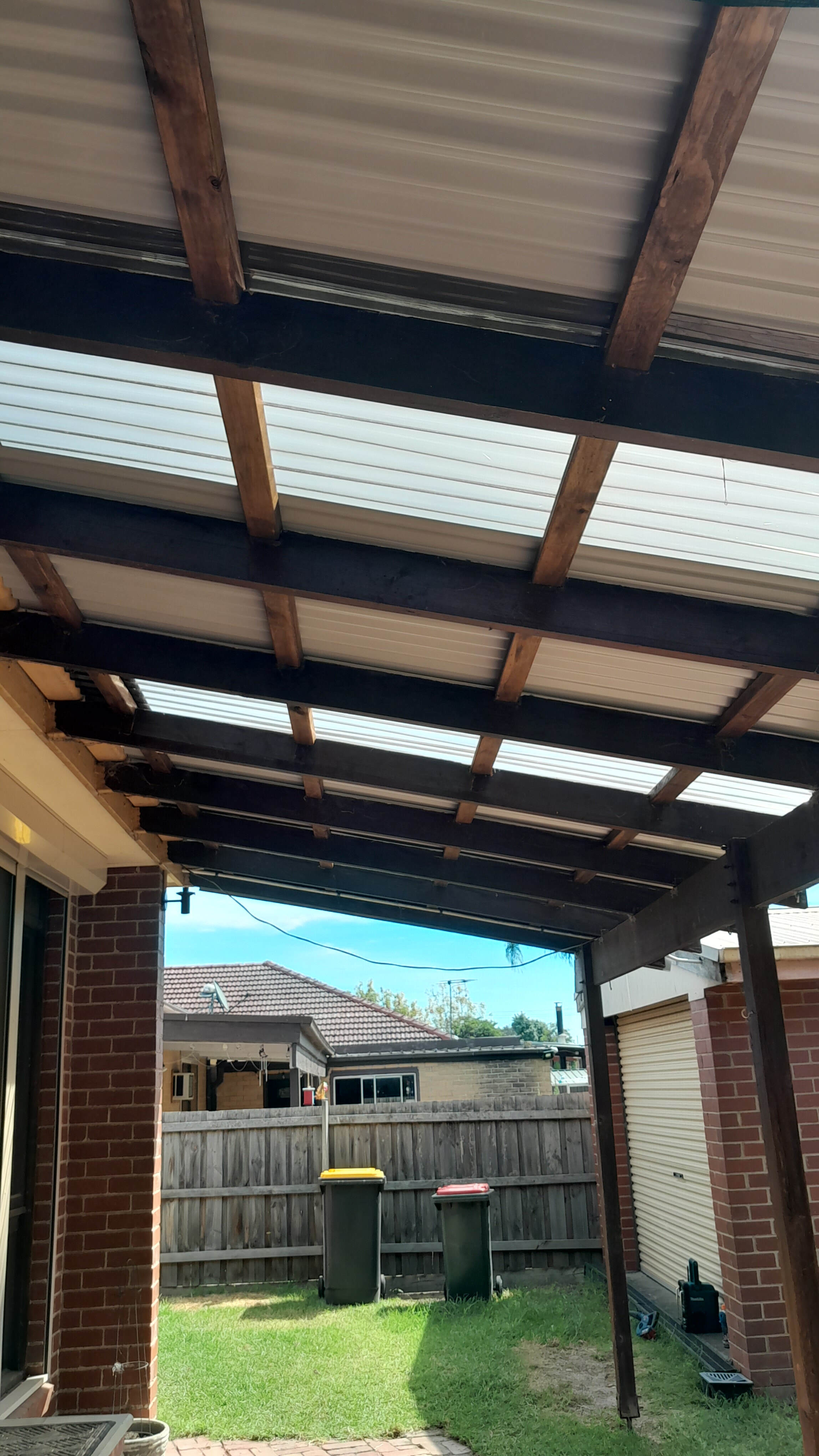 Oakleigh South verandah roof replacement 3