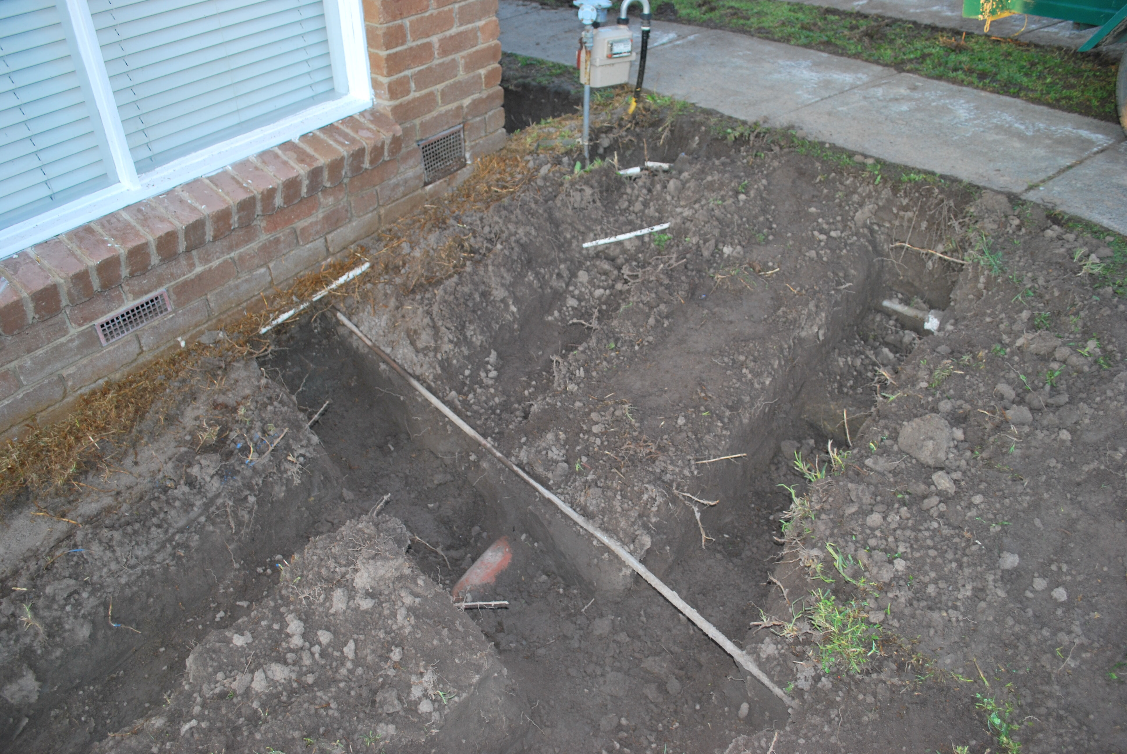 concrete footings and drainage 2