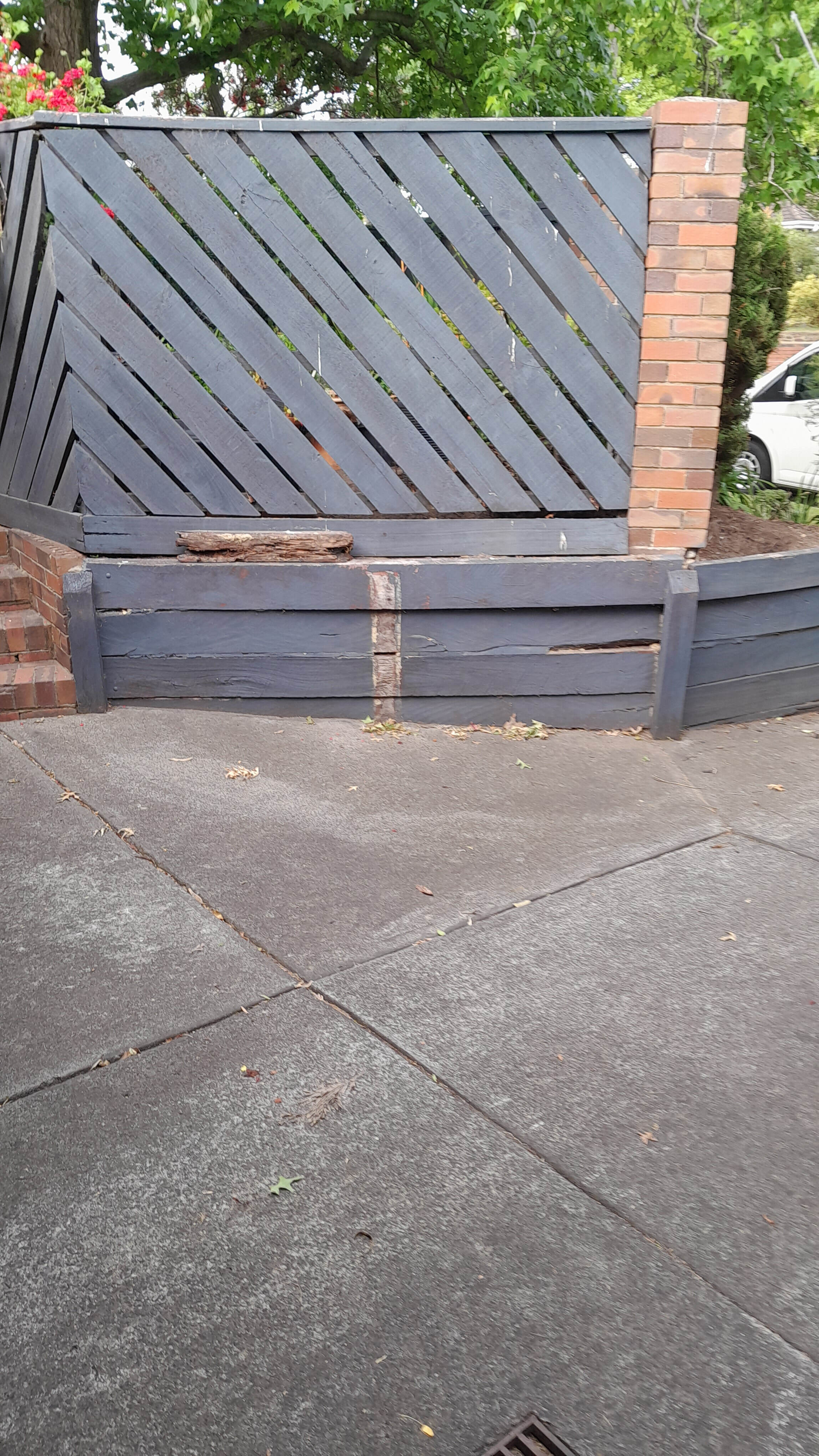 Chadstone retaining wall rebuild 2