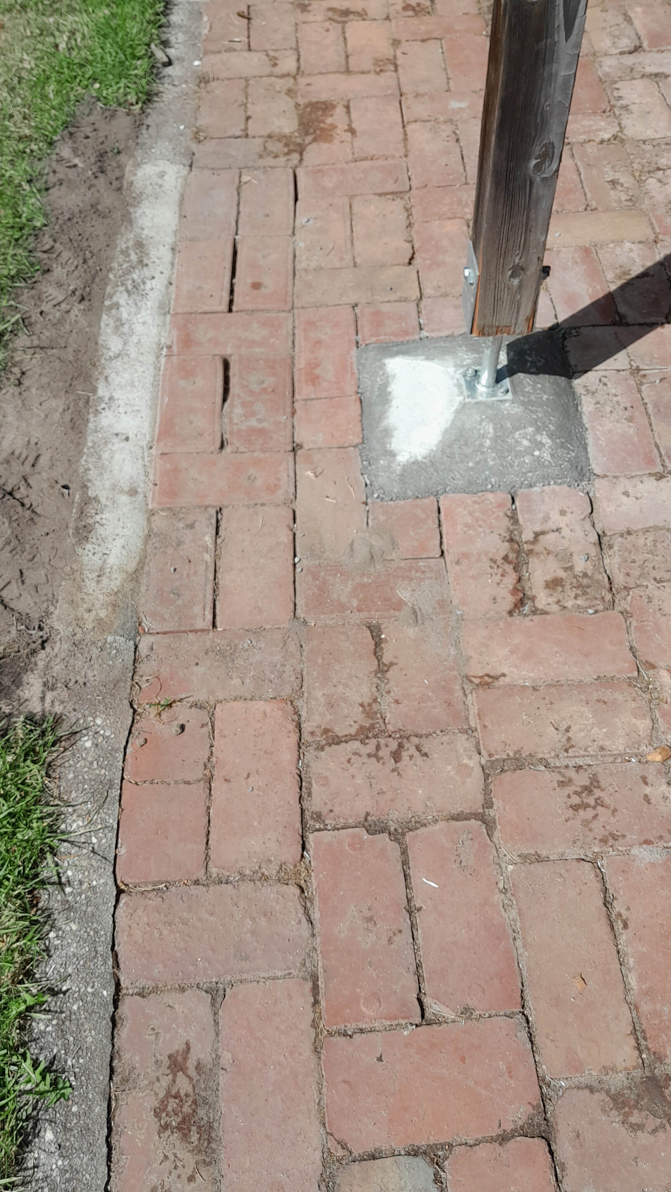 Verandah post support 3