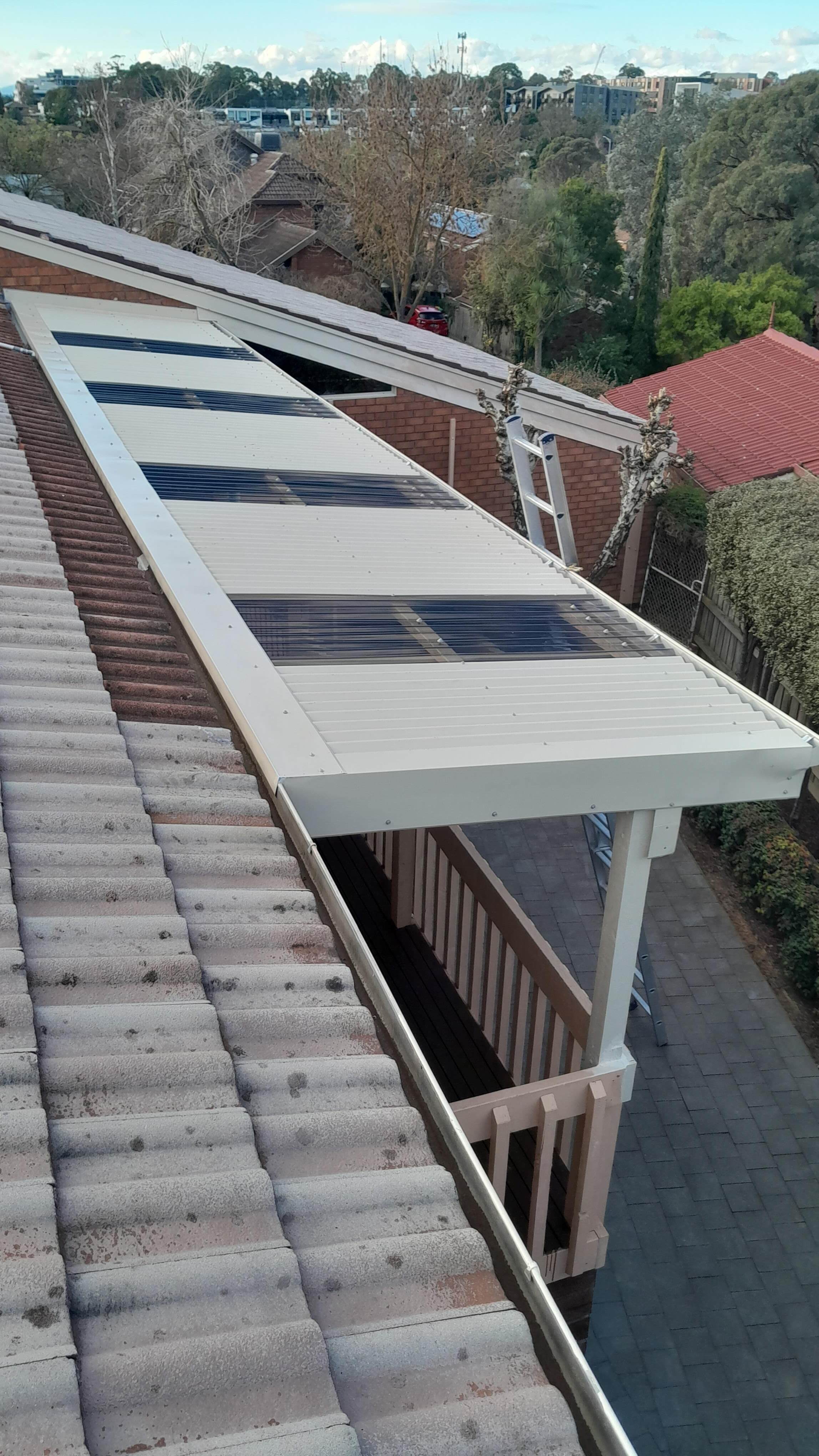 Rebuilding verandah Doncaster East 9