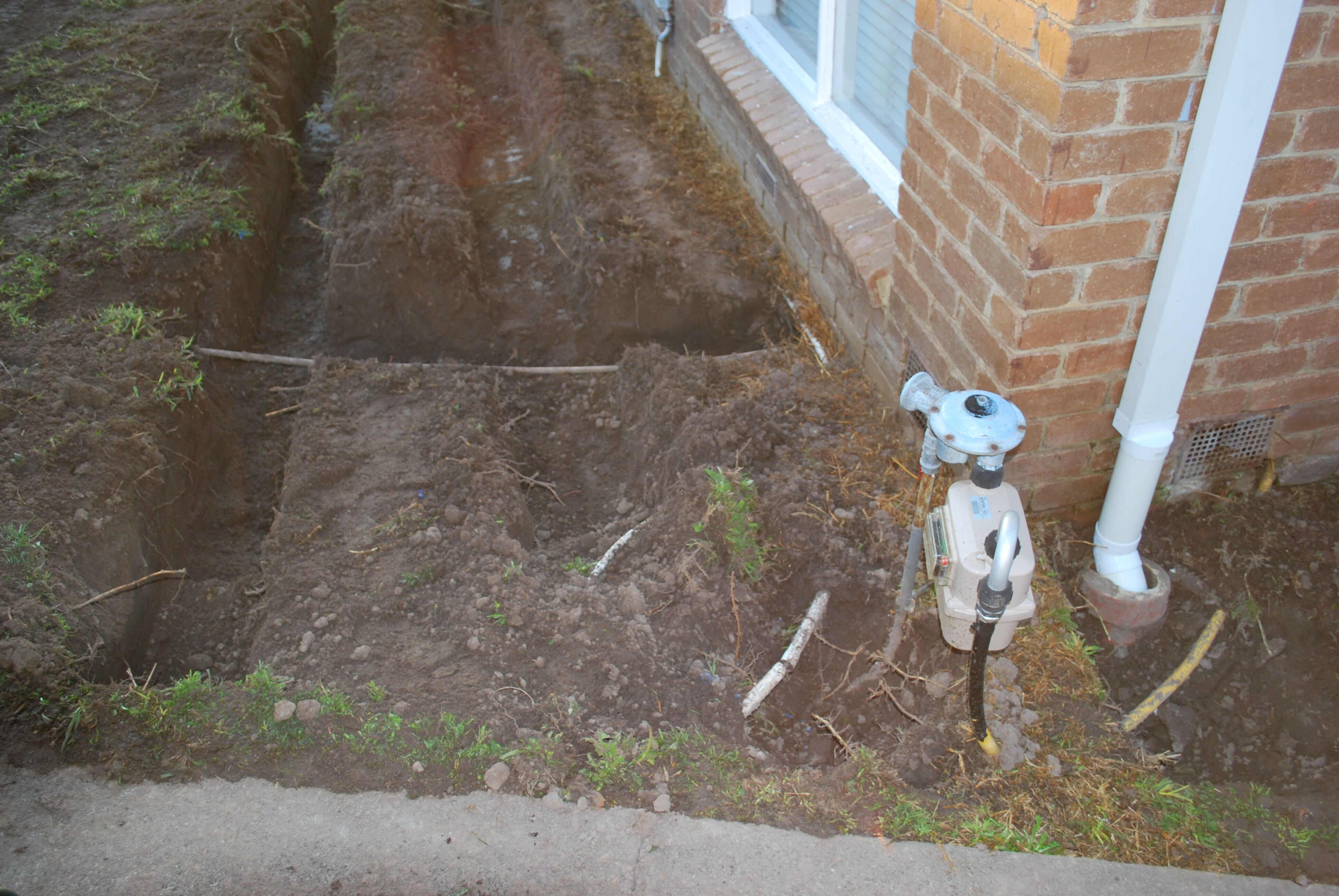 concrete footings and drainage 3
