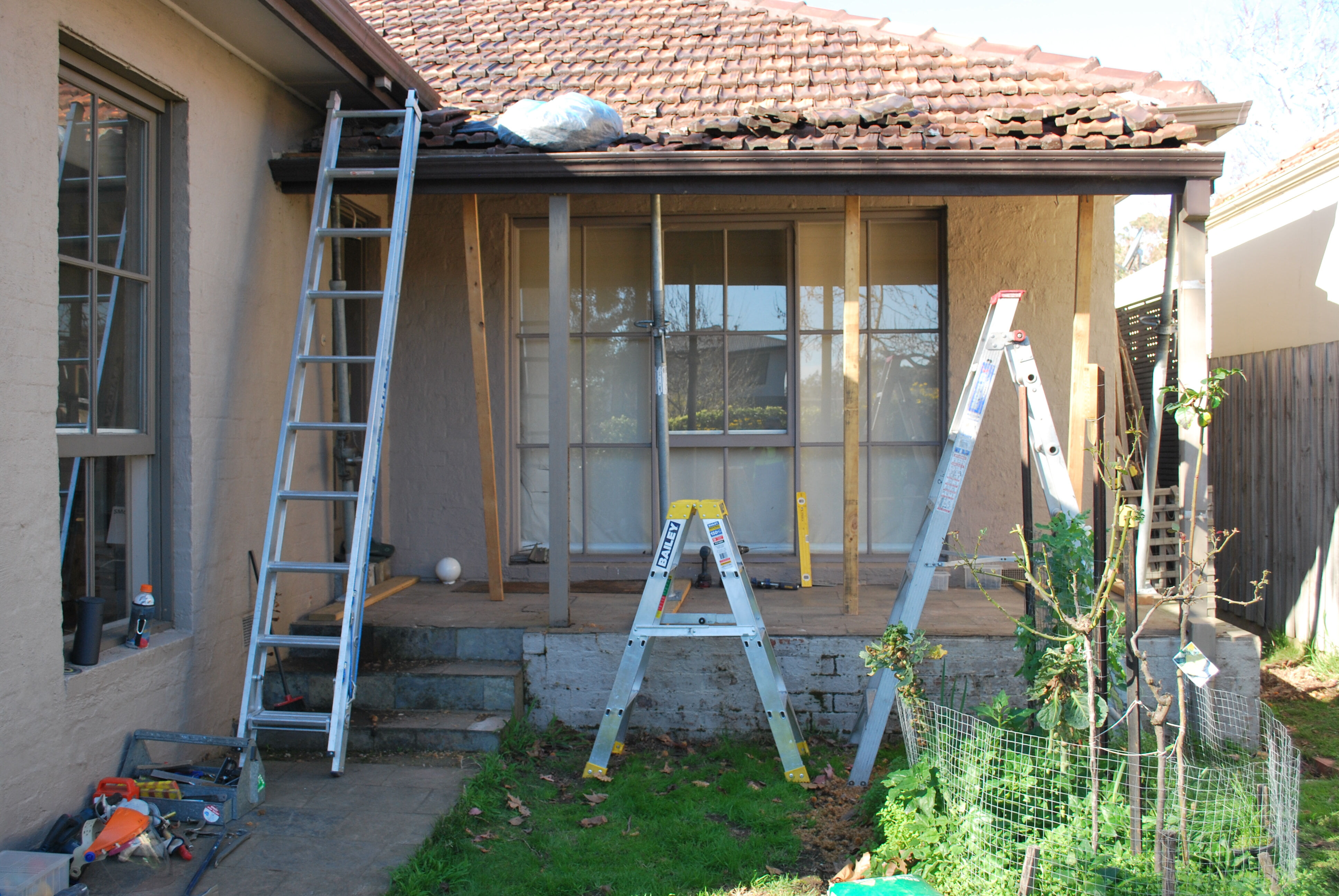 Repair sunken verandah porch Kew East 3