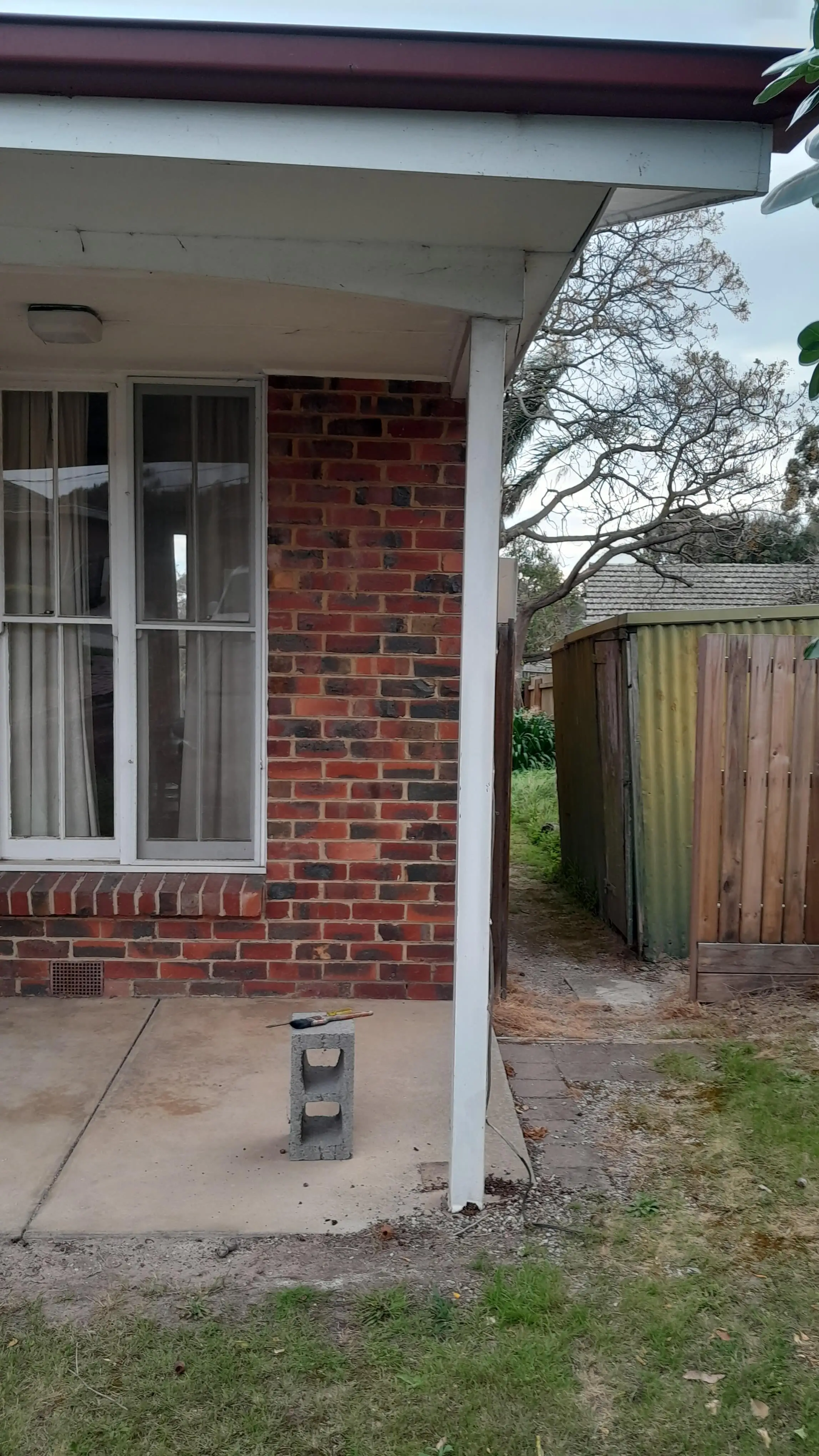 Repairing porch post Mt Waverley 2