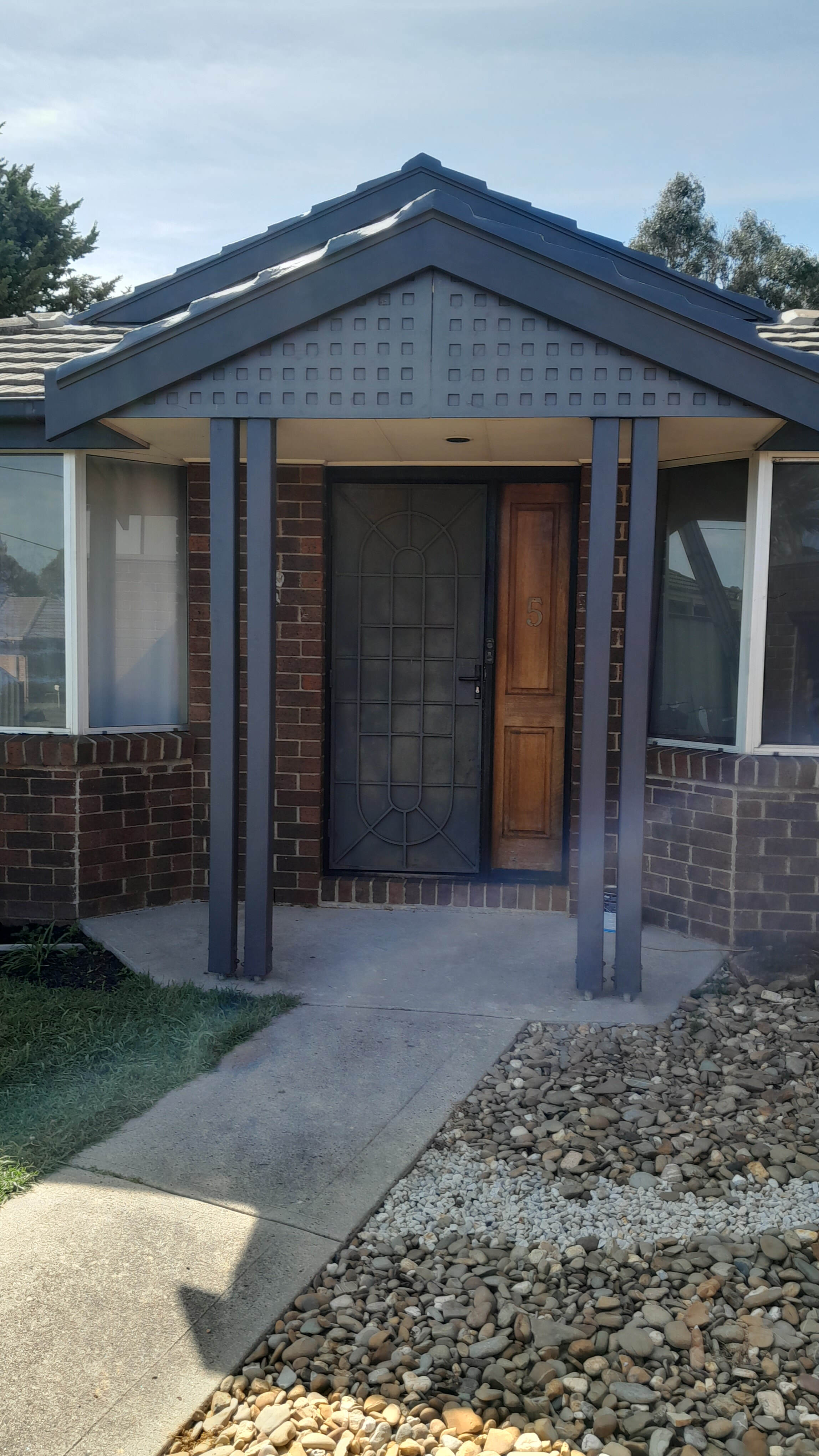 Porch posts and gable fascia replecement Hampton Park 7