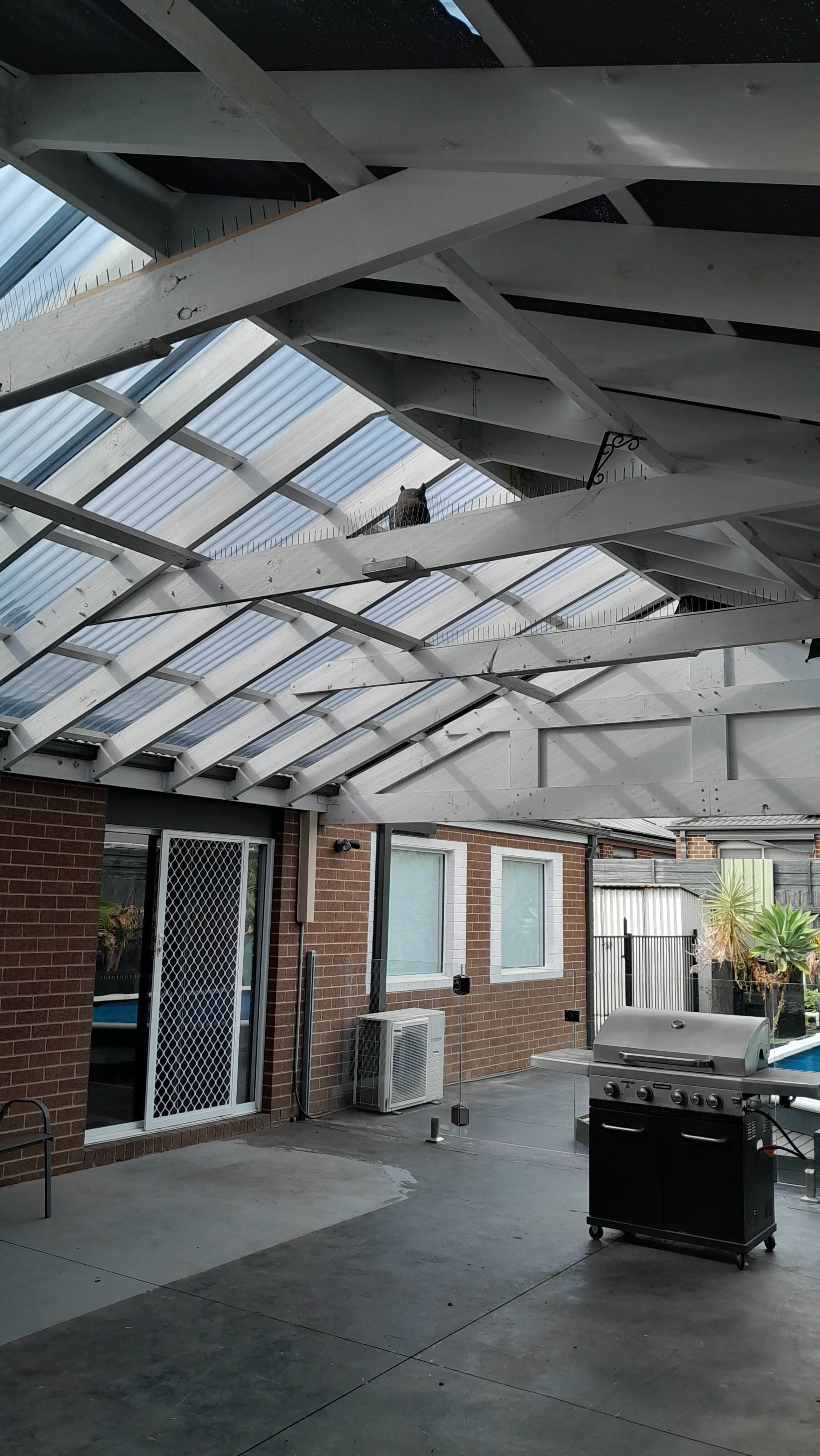 Crambourne East pergola demolition 1