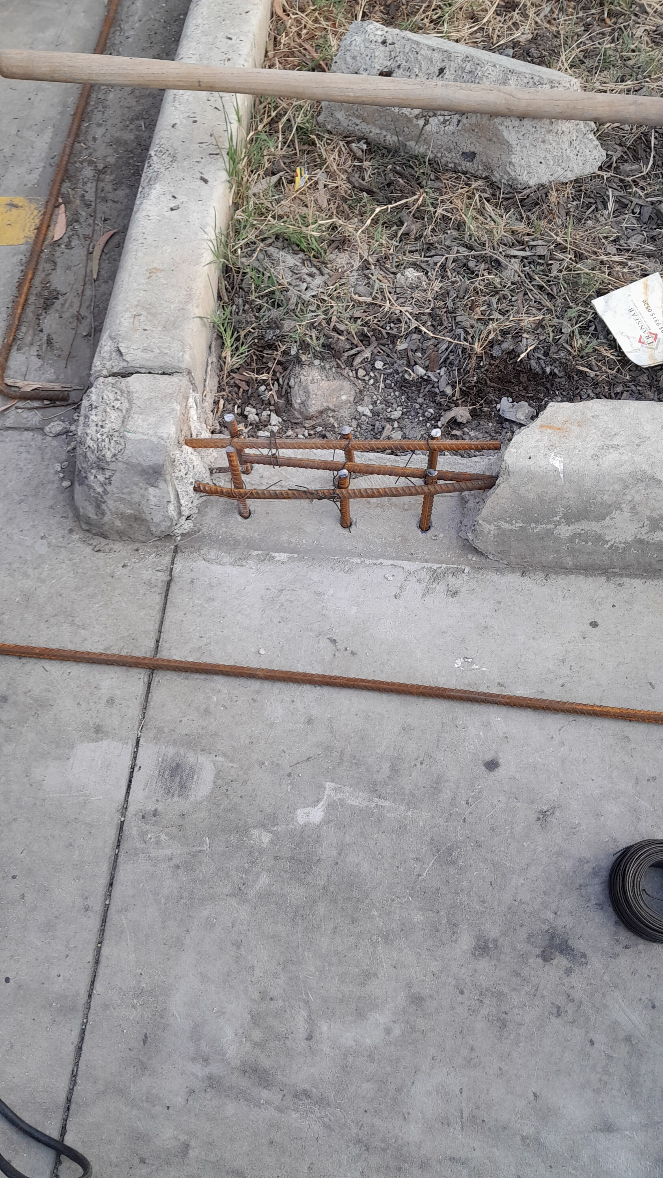 Breaside kerb  repairs 4